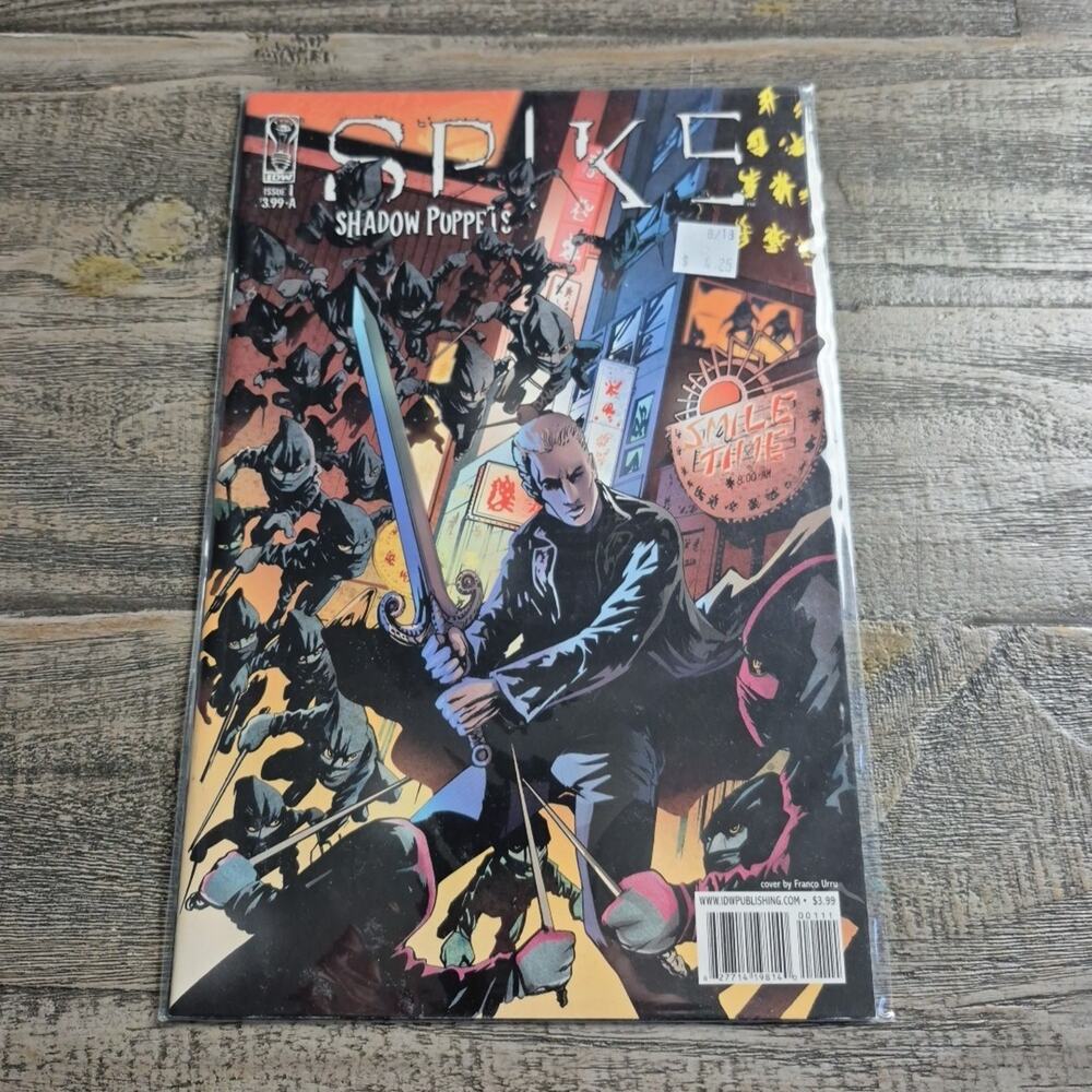 Spike Shadow Puppets #1 A Comic Book 2007 IDW Publishing Buffy Vampire Slayer